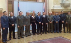 14 February 2013 The 2nd class of the High Security and Defence Studies in visit to the National Assembly 